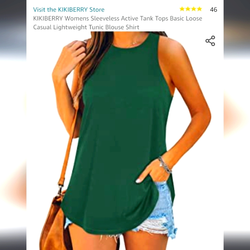 Kikiberry Sleeveless Active Tank Top